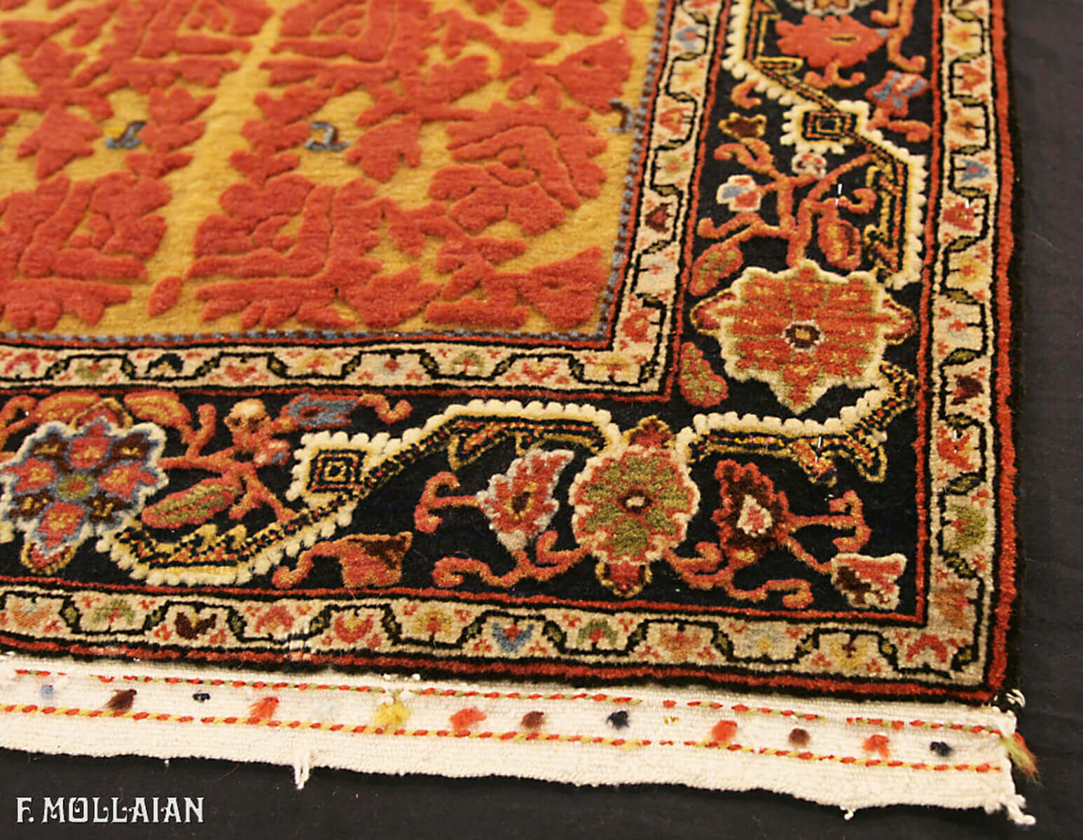 Antique Persian Jowzan Rug n°:33523145